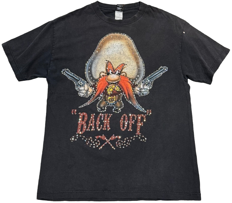 Yosemite Sam 'Back Off' Rhinestone Vintage Tee