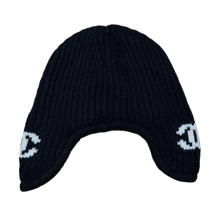Chanel 'Black' Cashmere Fur Hat
