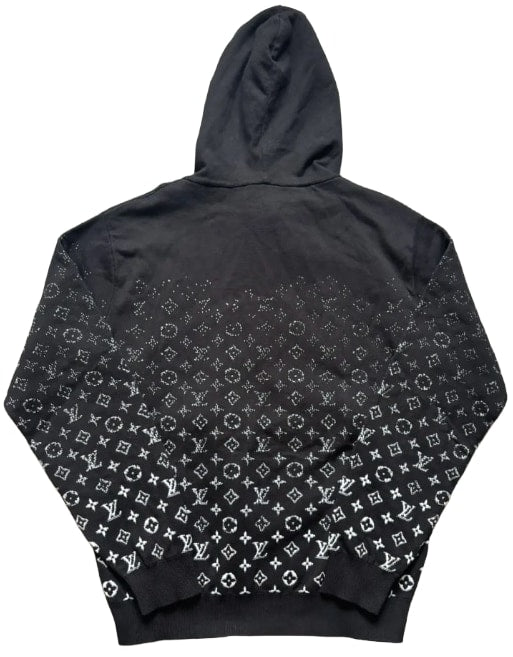 Louis Vuitton 'Black' Monogram Gradient Hoodie