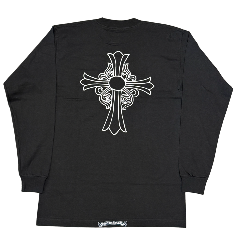 Chrome Hearts 'NYC Hairy Cross' Vintage Longsleeve Pocket Tee