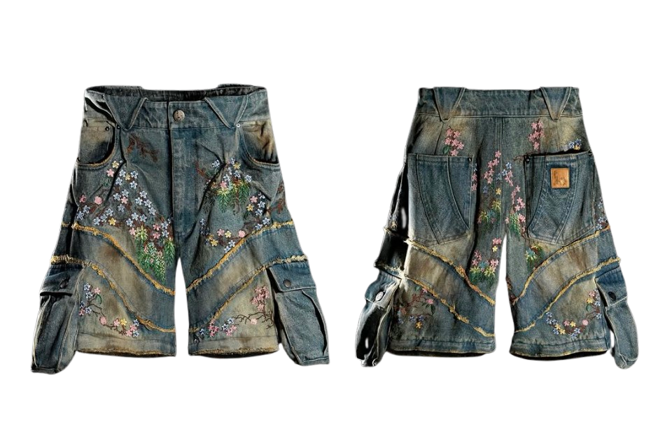 Badson 'Overgrowth' Countryside Convertible Jeans