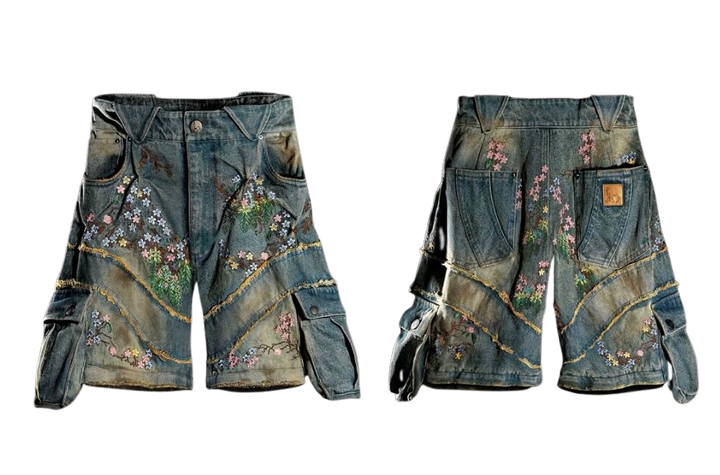 Badson 'Overgrowth' Countryside Convertible Jeans