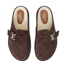 Louis Vuitton 'Brown' Shearling Lined Mule