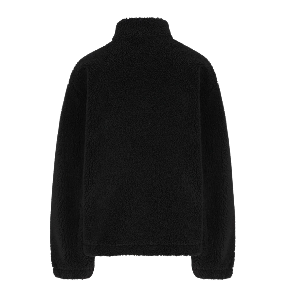 Balenciaga 'Loop' Sherpa Black Fleece Zip Up Jacket