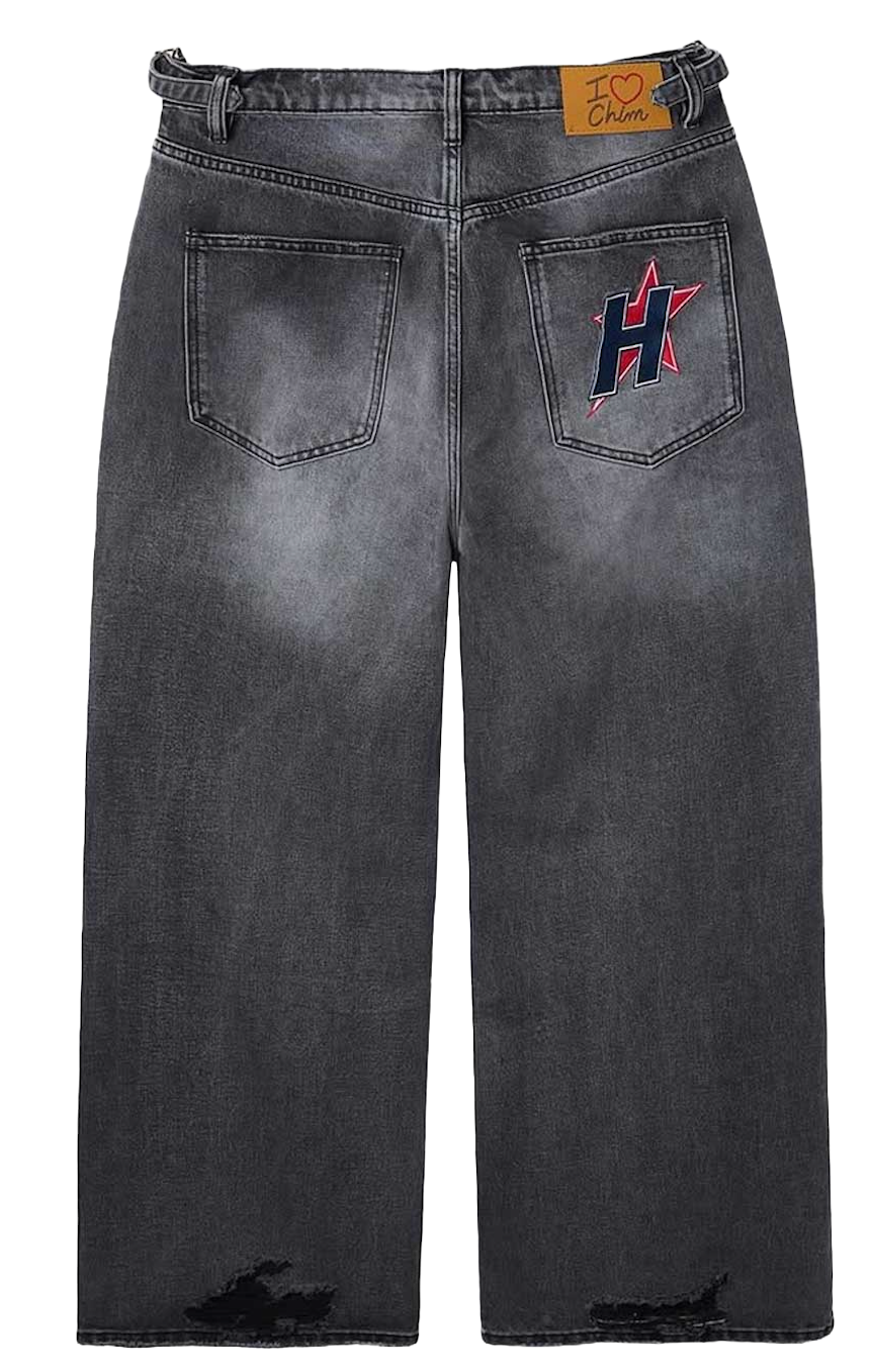Happy Memories Don't Die HMDD 'Black' Baggy H-Star Jeans