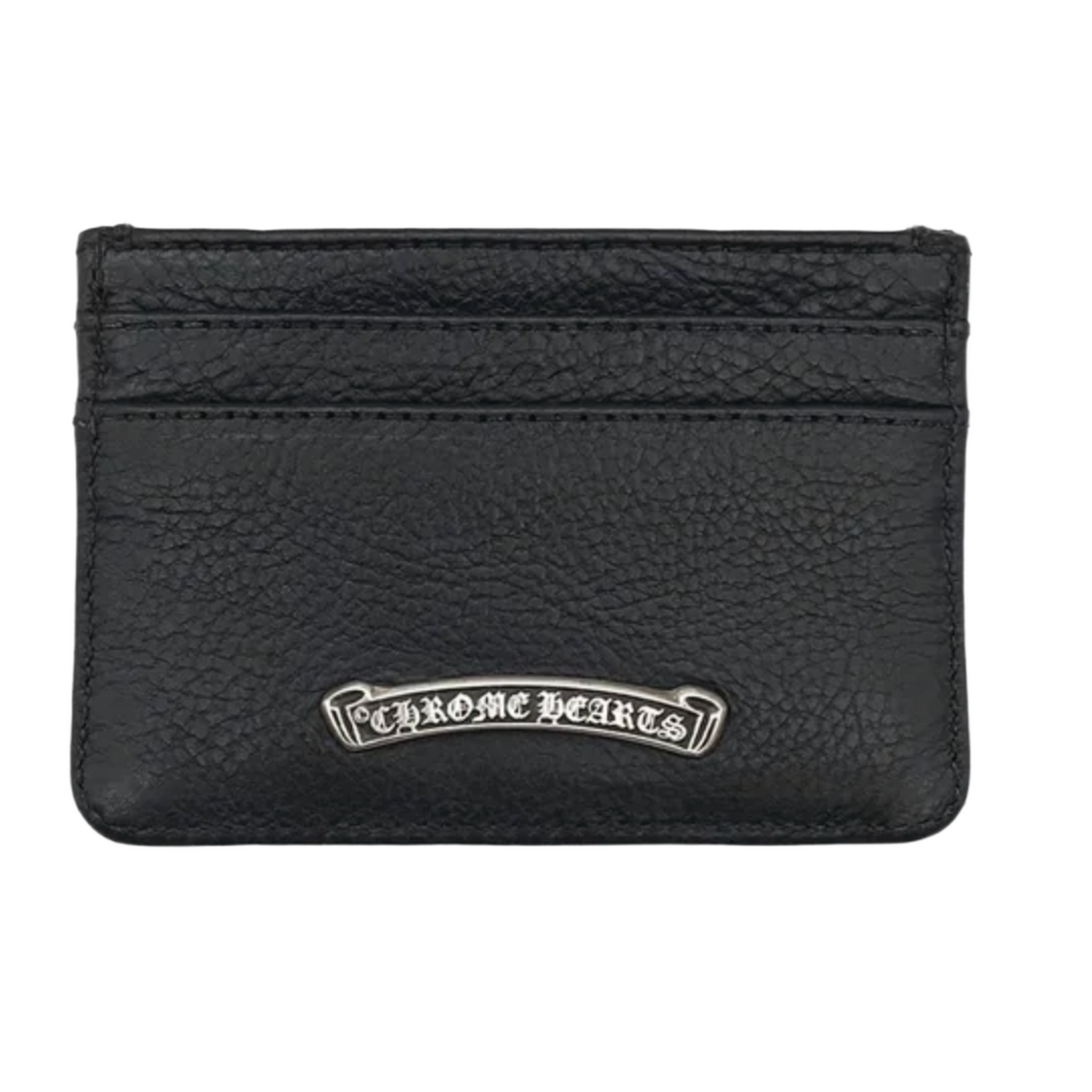 Chrome Hearts 'Black' Scroll Cardholder