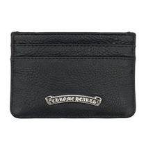 Chrome Hearts 'Black' Scroll Cardholder
