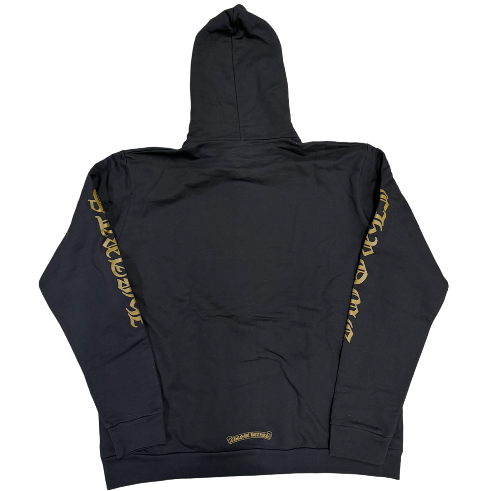 Chrome Hearts 'Olive' Vertical Logo Hoodie