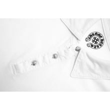 Chrome Hearts Vintage 'White' 3/4 Sleeve Polo Shirt