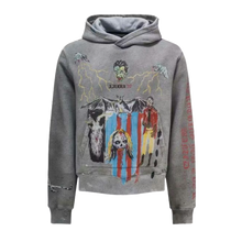 Amiri 'Blood 38 Wes Lang' Grey Hoodie