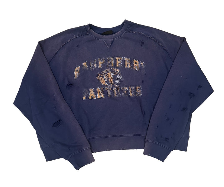 Gold+Vintage Gallery Raspberry Hills 'Panthers' Crewneck