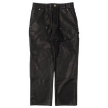 Chrome Hearts 'Black Leather' Double Knee Carpenter Pants