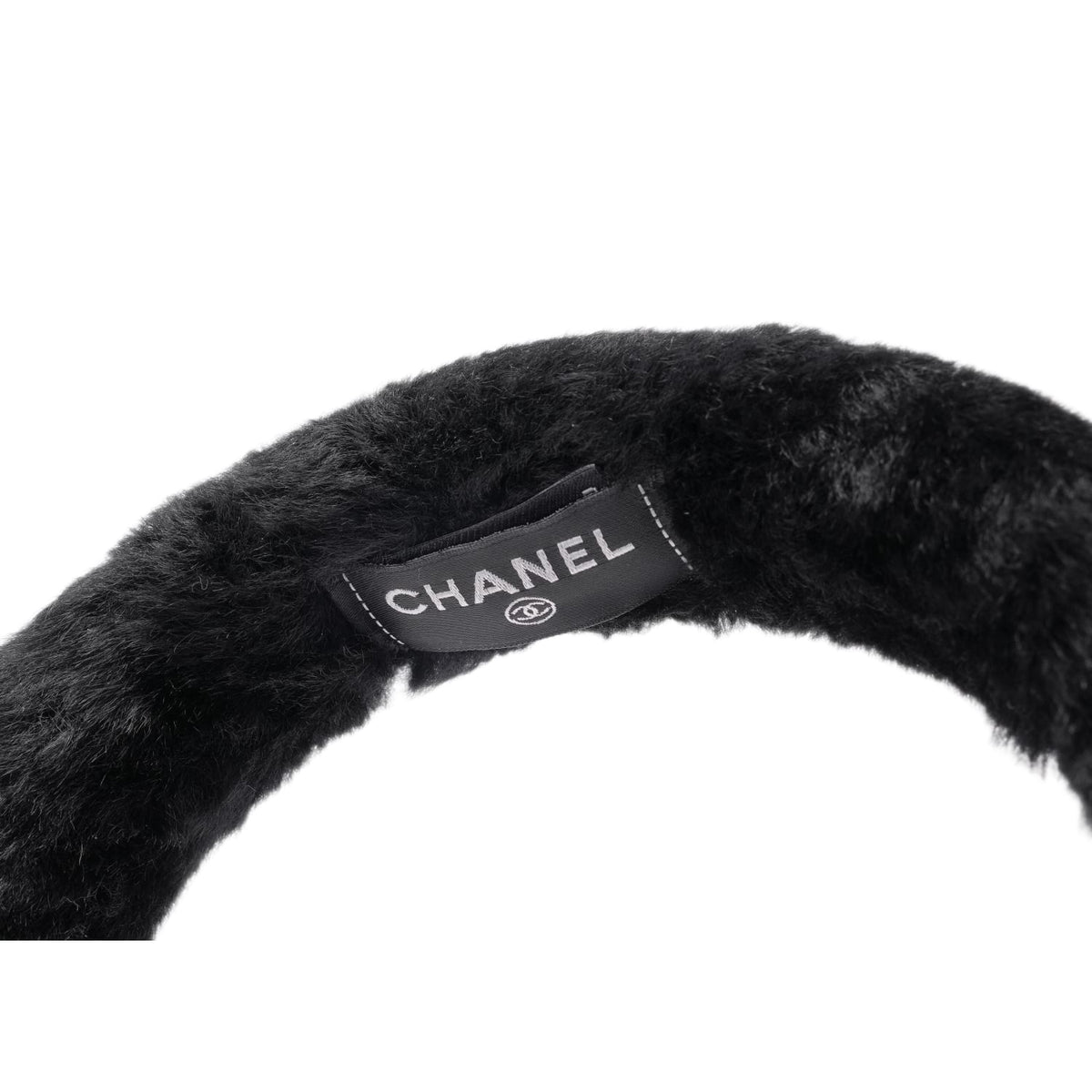 Chanel 'Black' 2026 Shearling CC Earmuffs