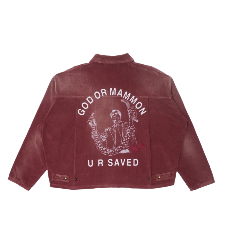 Paly 'Synanon' Burgundy Corduroy Jacket