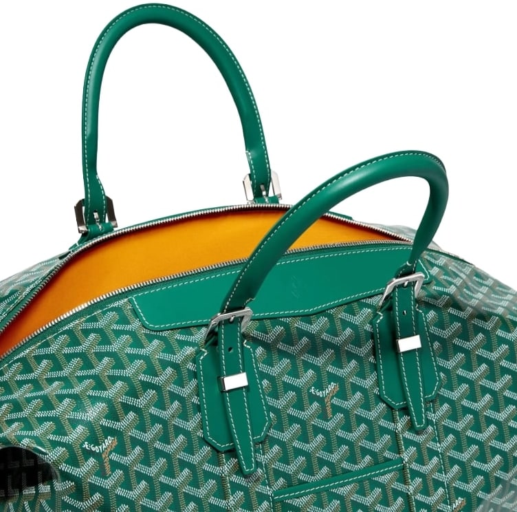 Goyard 'Green' Bowling 45 Duffle Bag