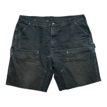 Carhartt 'Washed Black'  Double Knee Carpenter Shorts