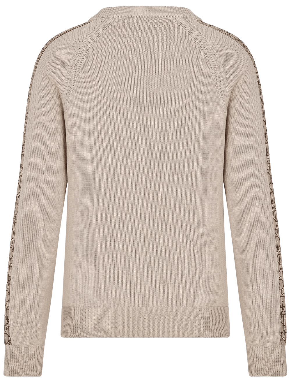 Christian Dior 'Oblique' Sleeve Inserts Knit Sweater