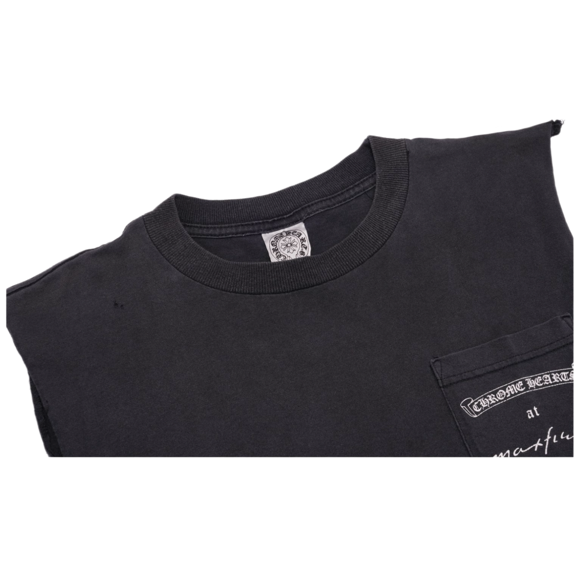 Chrome Hearts 'Dagger' Black Vintage Cutoff
