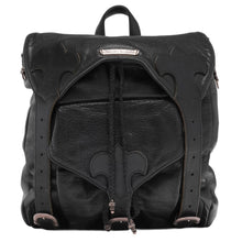 Chrome Hearts 'Black' Fleur Gunslinger Leather Backpack