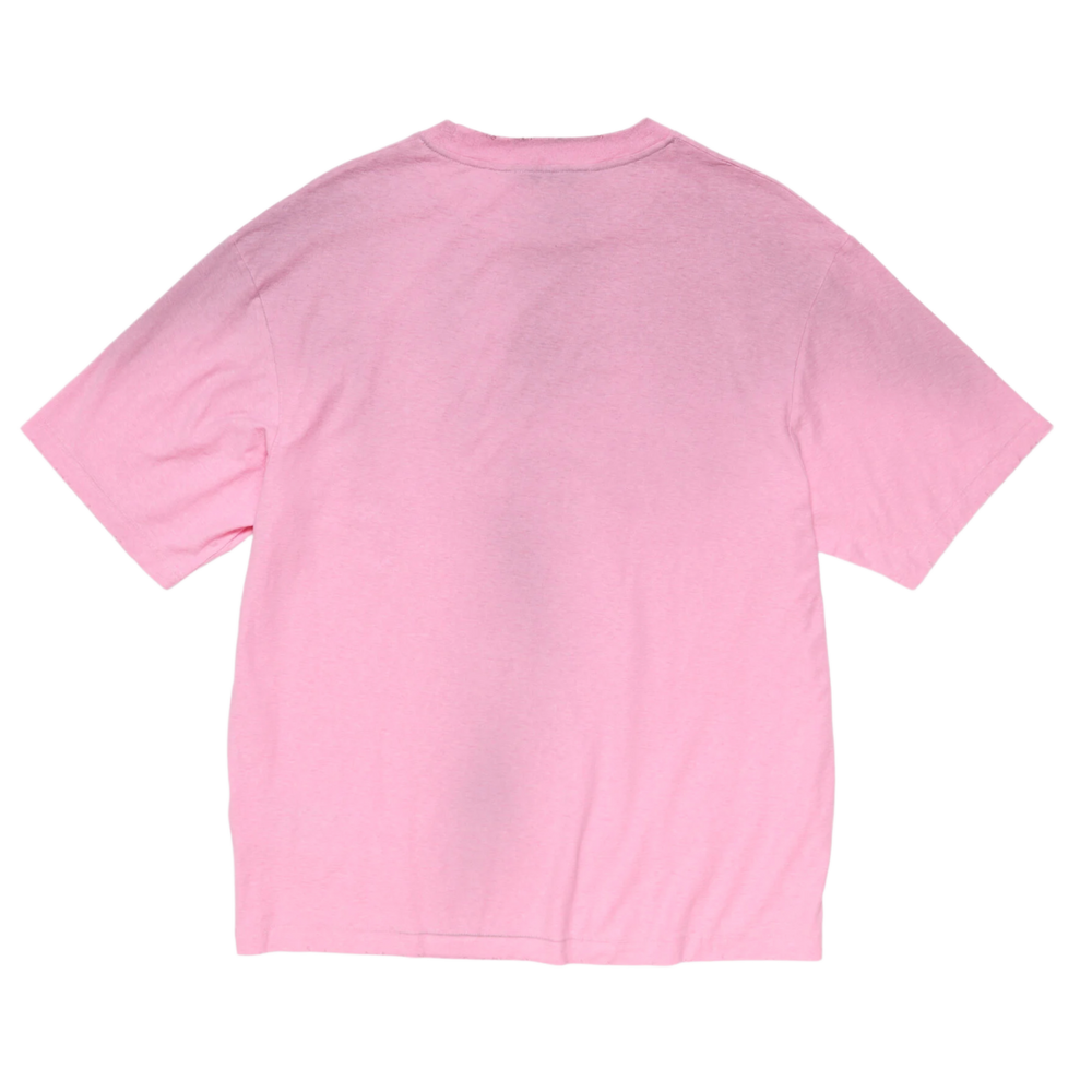 Acne Studios 'Cotton Candy Pink' Sprayed Logo Tee