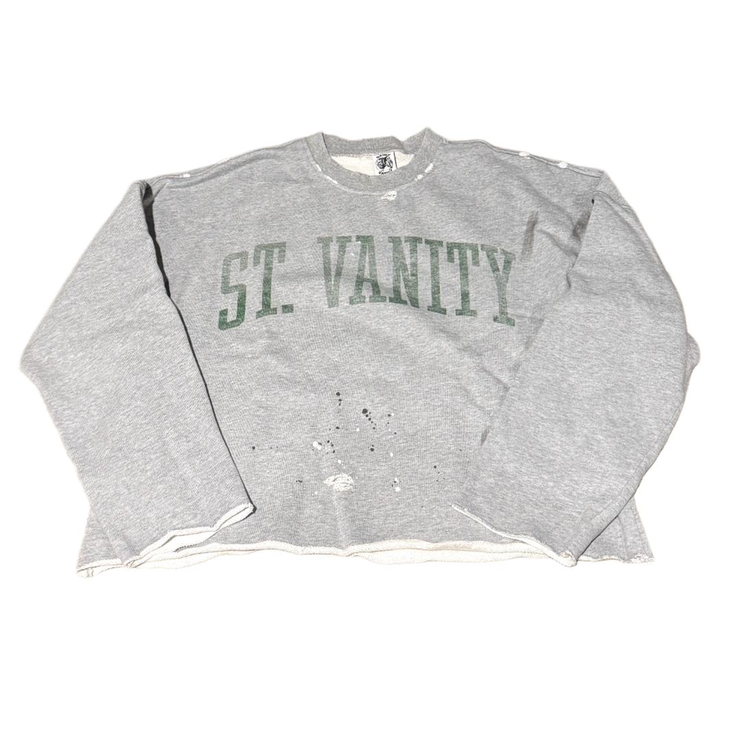 Saint Vanity 'Grey/Green' Gators Crewneck