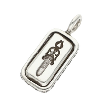 Chrome Hearts 'Silver' Flip Dagger Cross Pendant