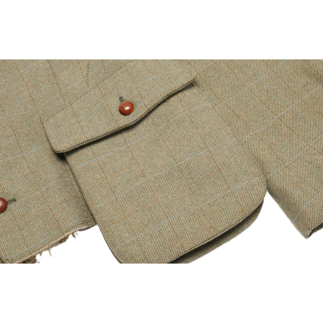 Maison Margiela 'Khaki'  Deconstructed Wool Jacket
