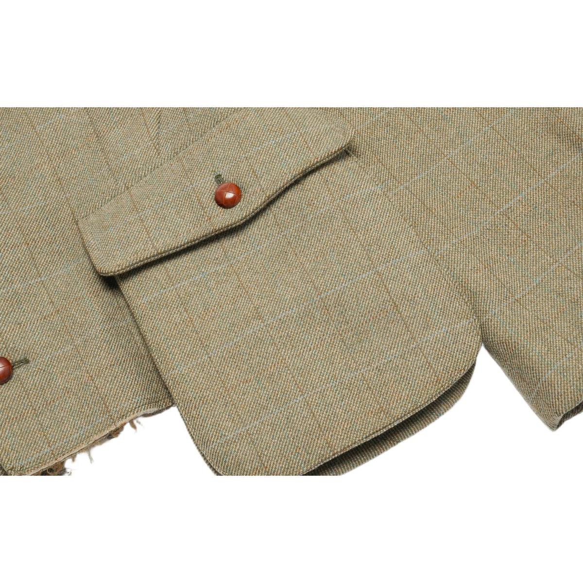 Maison Margiela 'Khaki'  Deconstructed Wool Jacket