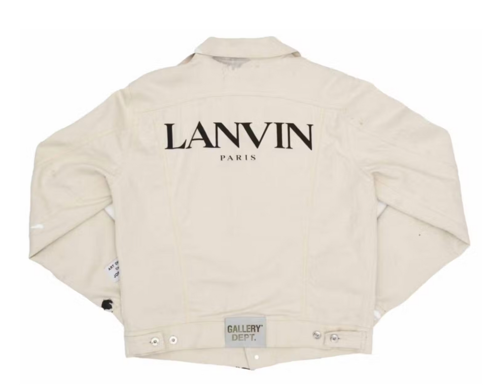 Gallery Dept x Lanvin 'Cream Painters' Denim Jacket