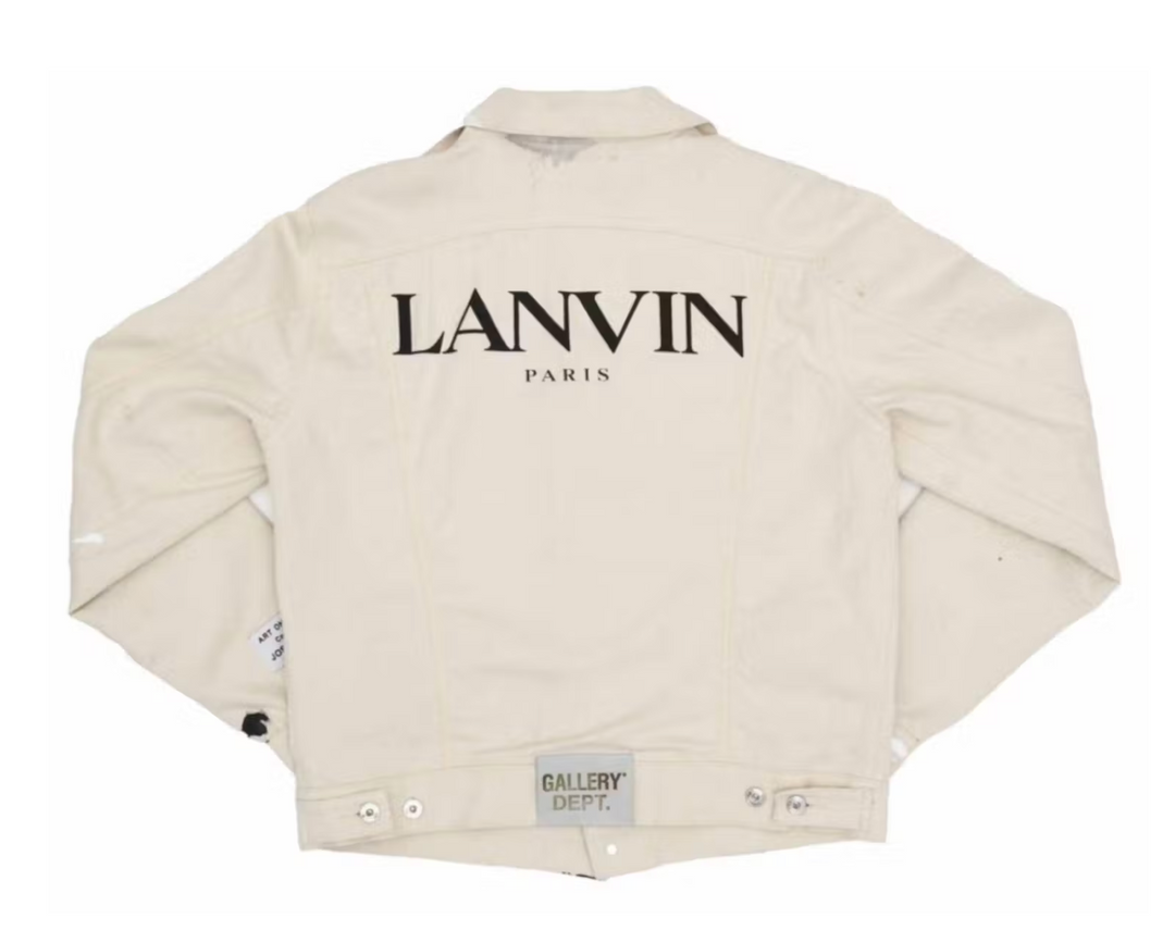 Gallery Dept x Lanvin 'Cream Painters' Denim Jacket