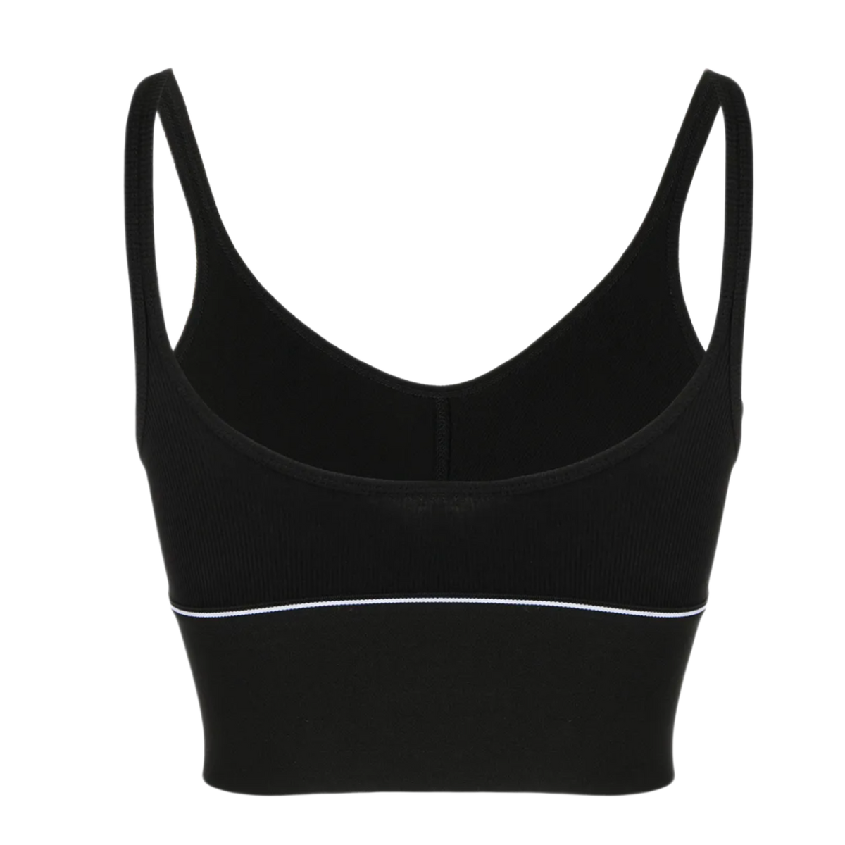 Alexander Wang 'Black' Elasticated Hem Bra