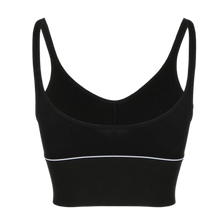 Alexander Wang 'Black' Elasticated Hem Bra