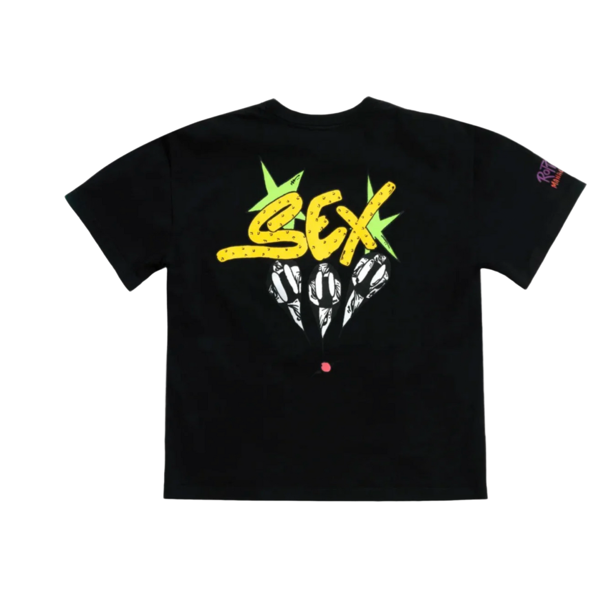 Matty Boy Anti Promo 'Sex Records Rotten Management' Black Tee