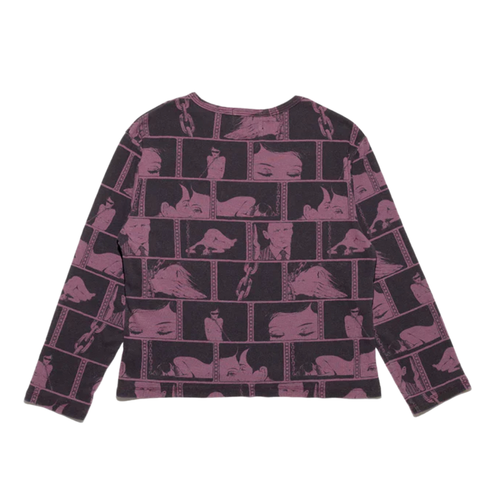 Enfants Riches Déprimés 'Diary' Burgundy Longsleeve Tee