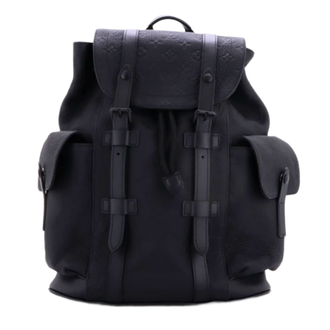 Louis Vuitton 'Black' Monogram Christopher Book Bag