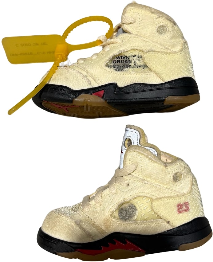 Air Jordan x Off White 5 'Sail'