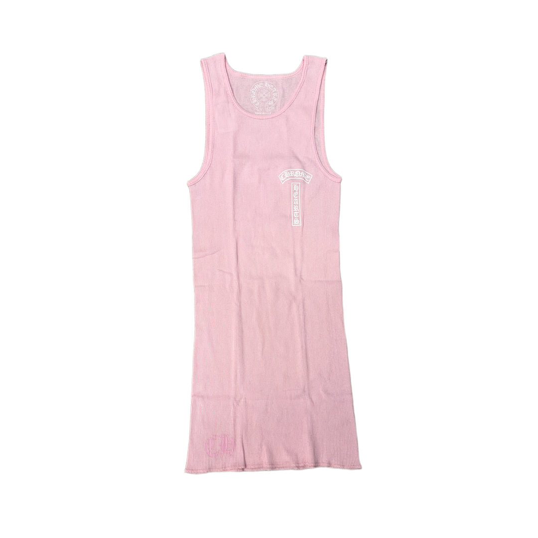 Chrome Hearts 'Pink' T Bar Cross Tank Top