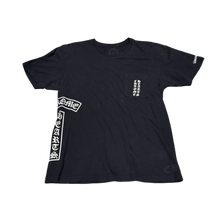 Chrome Hearts 'Vertical Logo Side Scroll Horse Shoe' Black Pocket Tee