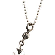 Chrome Hearts 'Silver' Cross Ball Necklace