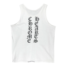 Chrome Hearts Vintage 'Vertical Logo' White Tank Top