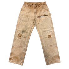 Carhartt 'Distressed Tan' Double Knee Vintage Work Pants
