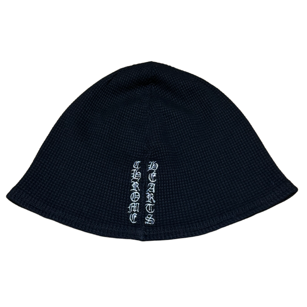 Chrome Hearts 'Black' Vintage Hairy Cross Skully Beanie