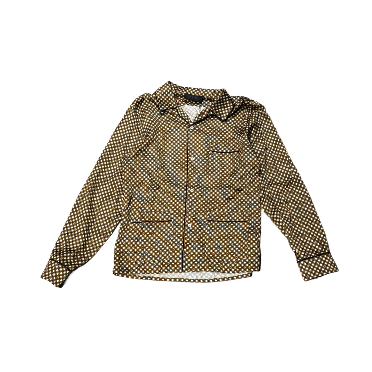 Amiri 'Brown' Casino Chip Pajama Shirt