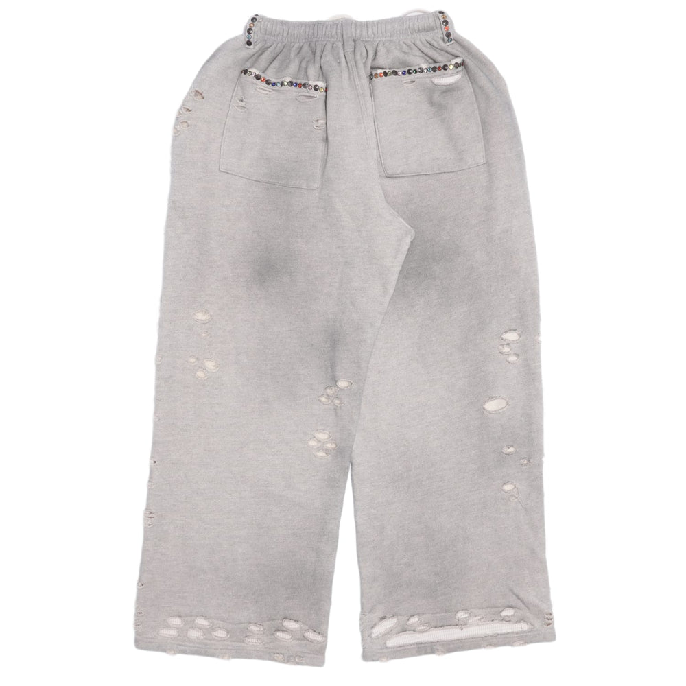 Satoshi Nakamoto 'Grey' Studded Sweatpants