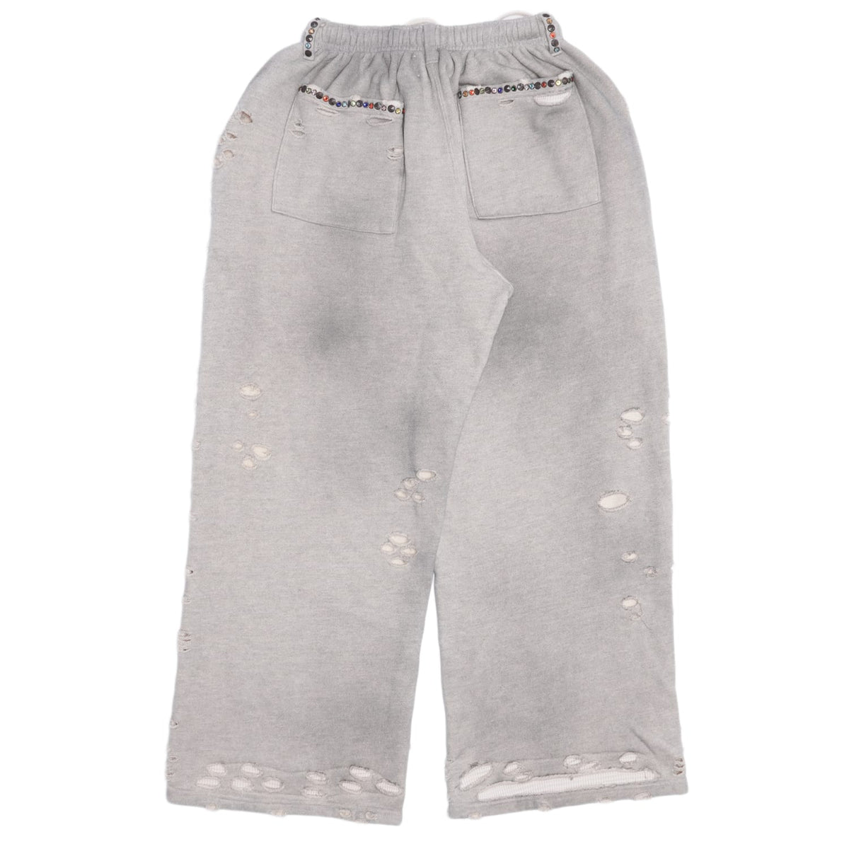 Satoshi Nakamoto 'Grey' Studded Sweatpants