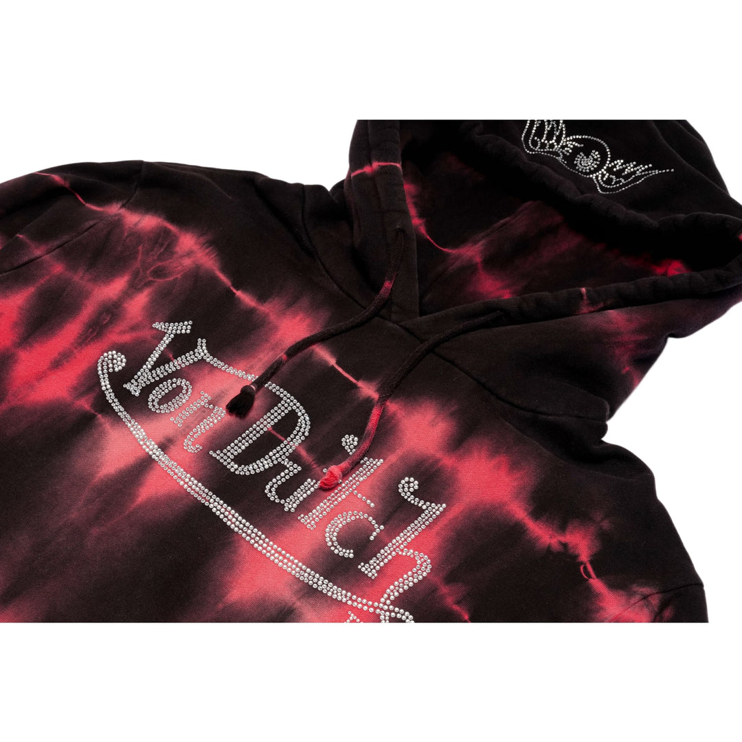 Von Dutch 'Tie Dye' Red Hoodie