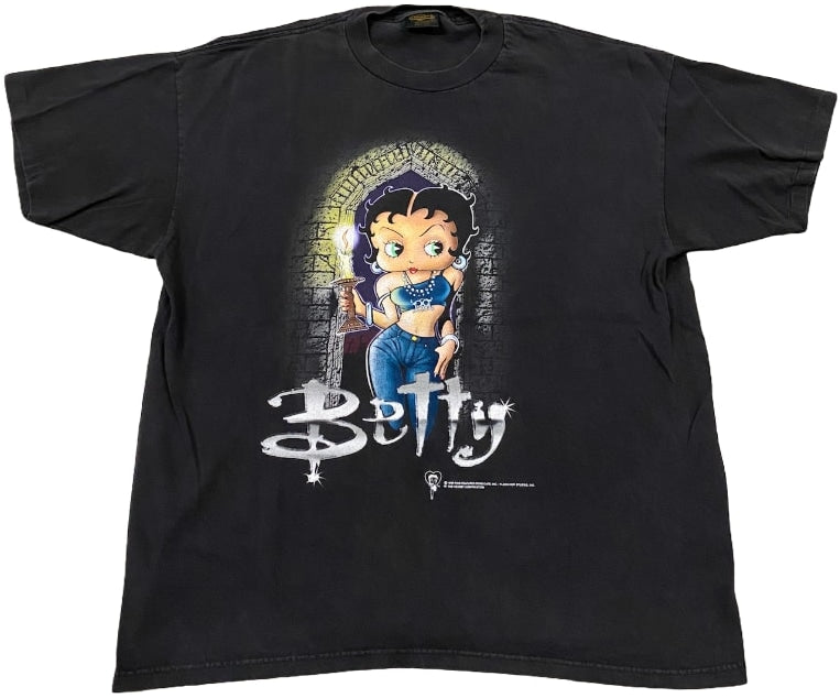 Betty Boop 'Burning Candle' Vintage Tee