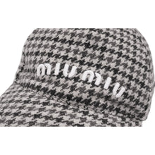 Miu Miu 'Houndstooth' Wool Hat