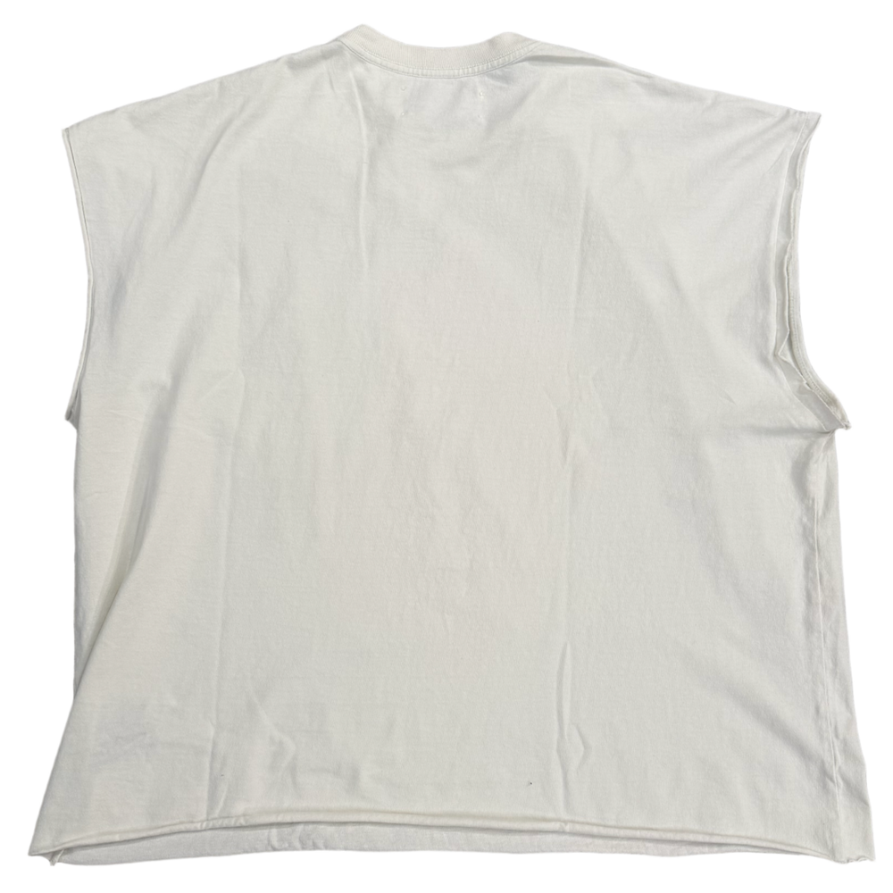 Satoshi Nakamoto 'Info Services' White Cutoff Tee