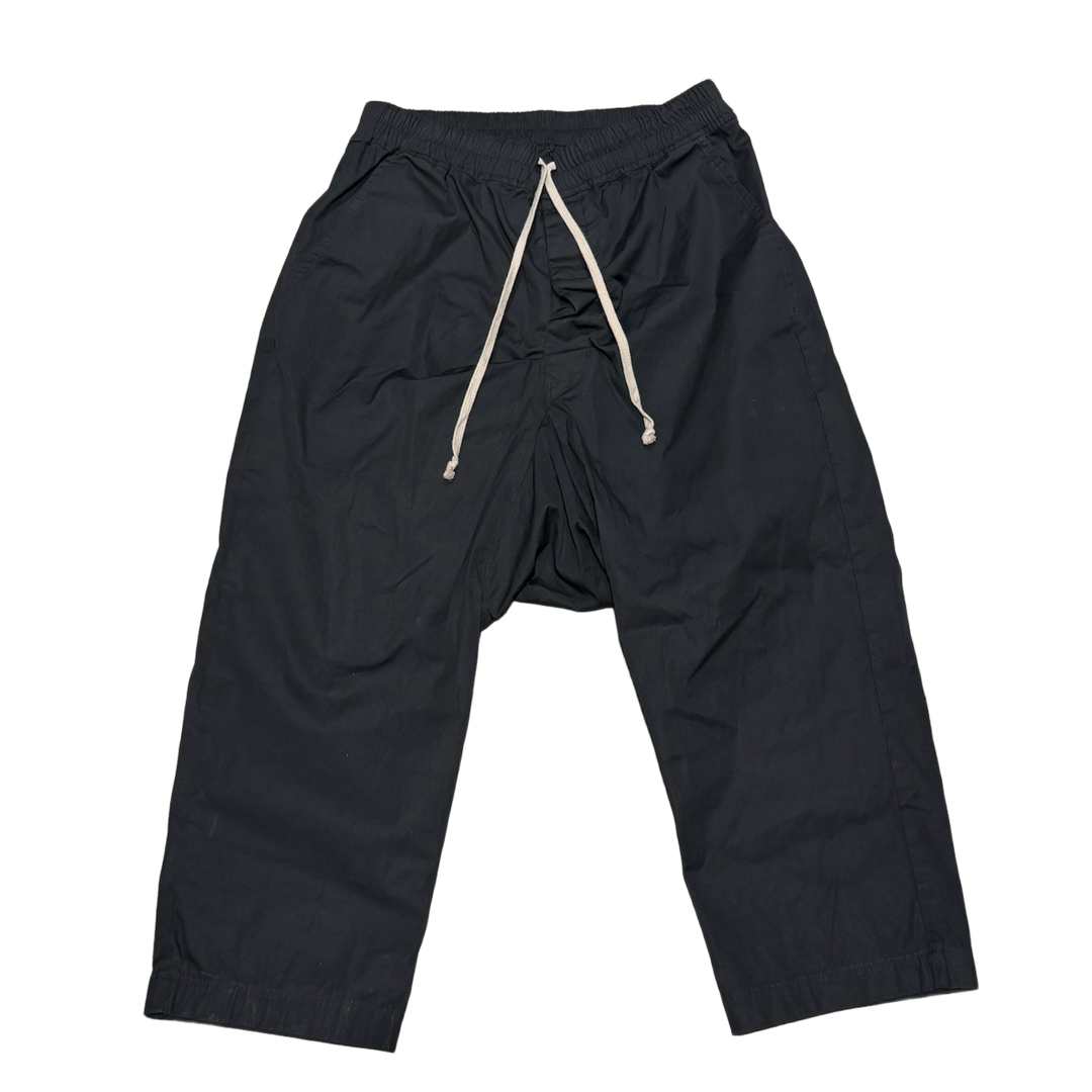 Rick Owens 'Drawstring Cropped' Nylon Capri